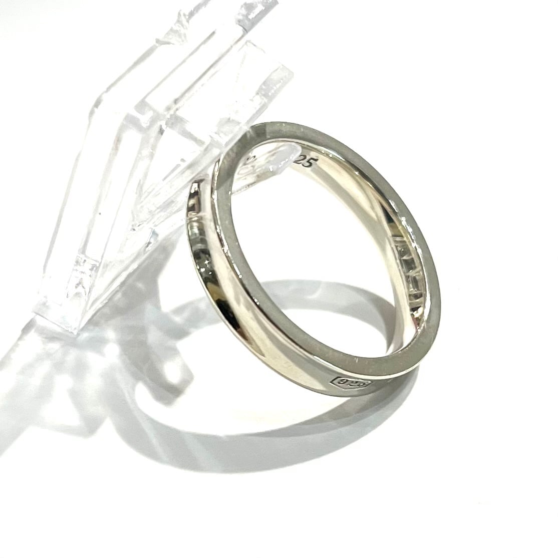 TIFFANY&CO】 【6号 】2410細T&CO ナローシルバー925ヴィンテージ