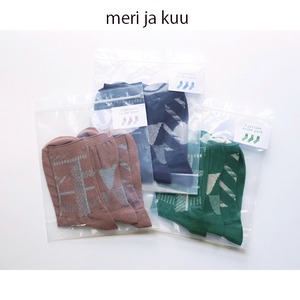 【meri ja kuu】mj-21308p 3 pattern sox pack