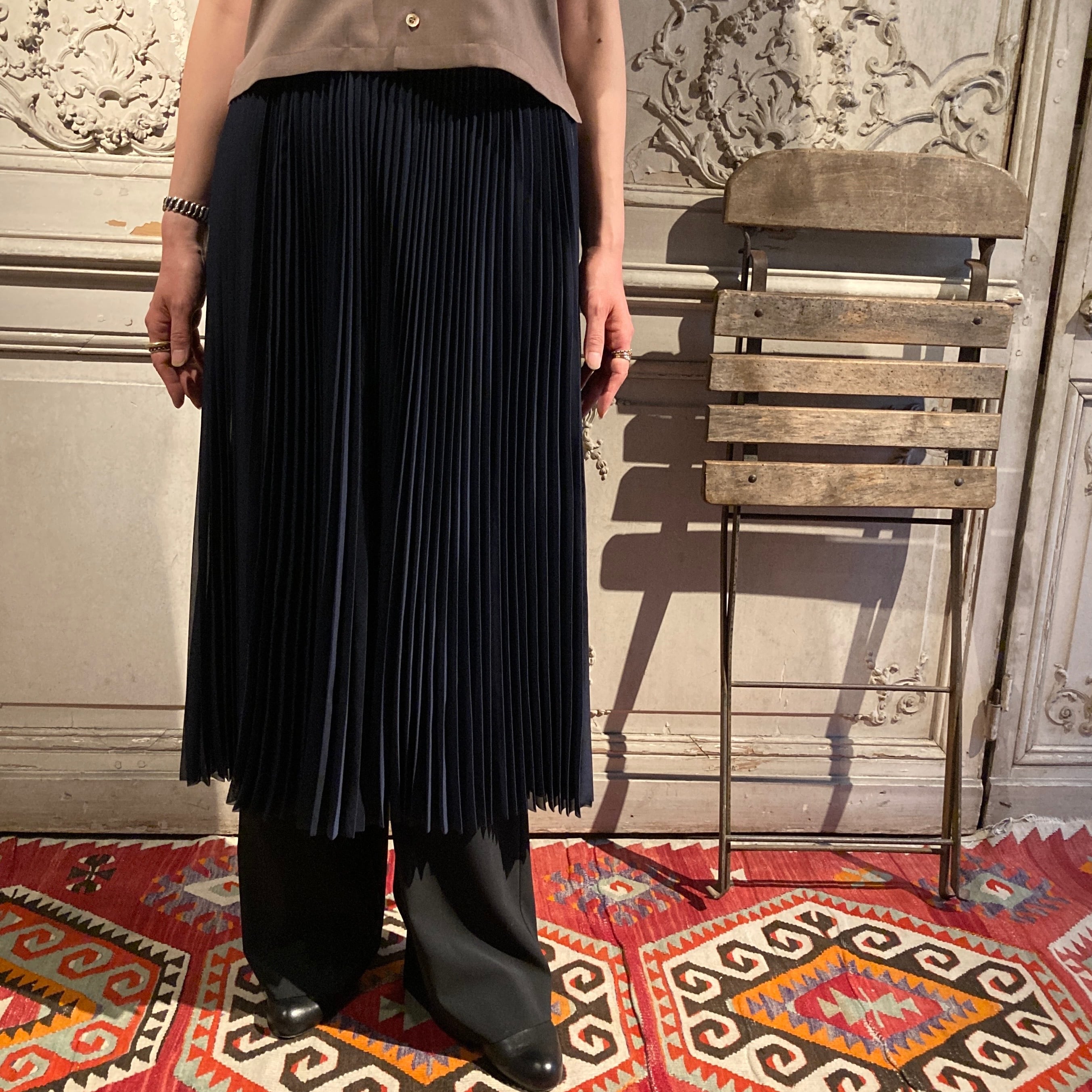 HYKE【ハイク】 SHEER PLEATED WRAP DRESS (16254) | glamour online