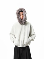 BOOGOOVOGUE Lychee Leather Fur Jacket