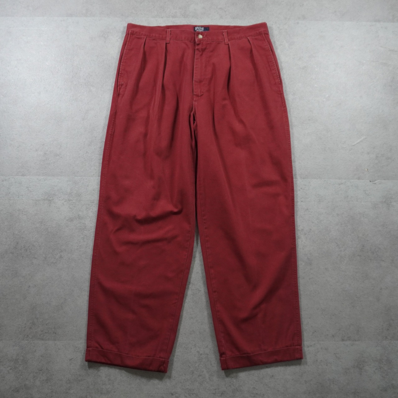 90s 初期型 USA製 Polo by Ralph Lauren POLO CHINO red W36L29相当 古着 - 2