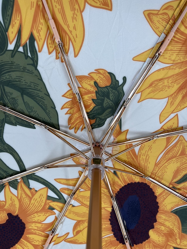 ひまわり　三つ折り傘　［sam096］