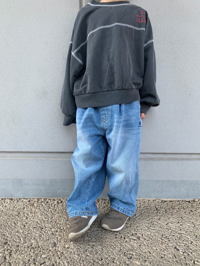 【即納】boneoune // Spring denim  pants K3256