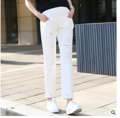 【新作】【送料無料】 マタニティレギンス妊娠中のジーンズ女性マタニティ服妊娠中の妊娠中のレギンス夏の春 スプリング 春物 サマー 夏物 AL expec494832039436