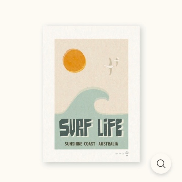 Local surf life フレーム付き