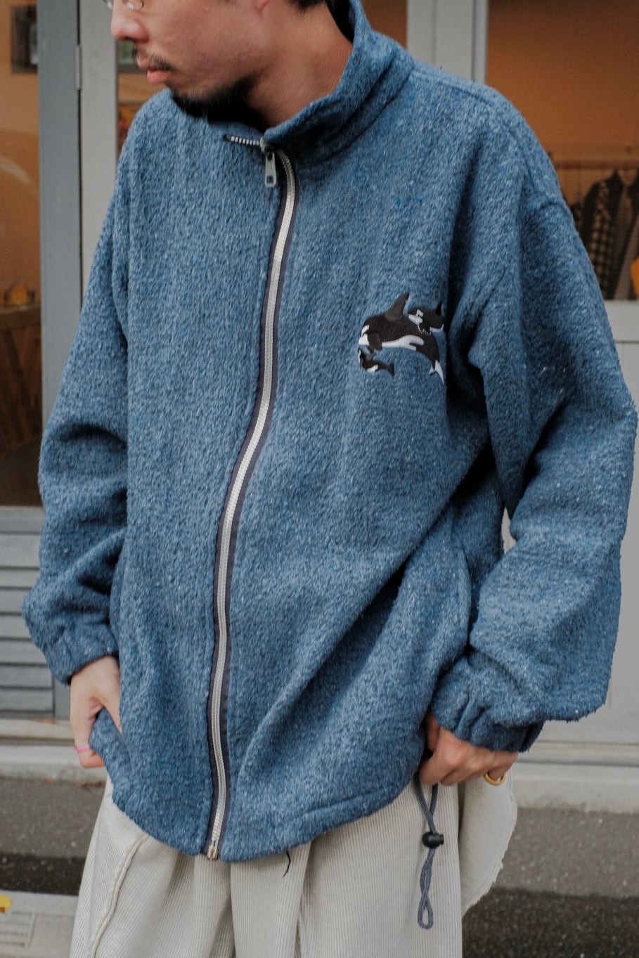 1990s zipup blouson