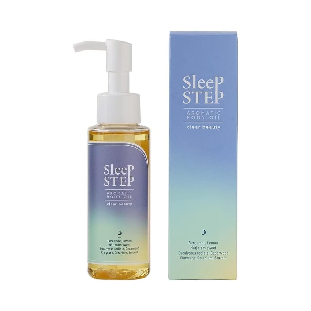 SLEEP STEP ボディオイル〈クリアビューティー〉100mL リラックスの香りと天然由来成分で、“いたわりのボディケア”を