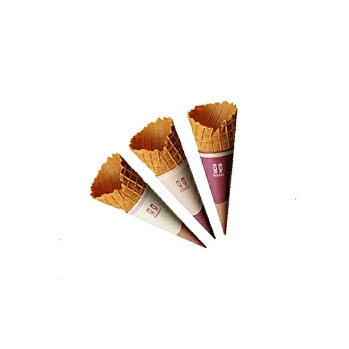 日世 ワッフルコーンL（スリーブ付） 120個 送料無料(九州、沖縄、一部