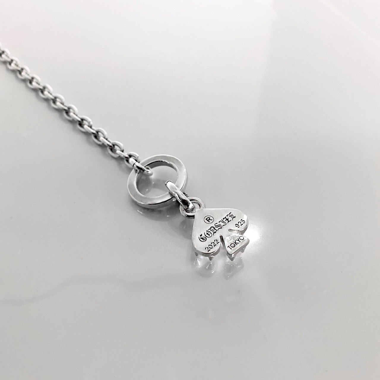 SPIKE:SPADE NECKLACE T-BAR / スパイクスペードTバーネックレス