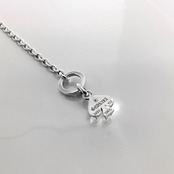SPIKE:SPADE NECKLACE T-BAR / スパイクスペードTバーネックレス