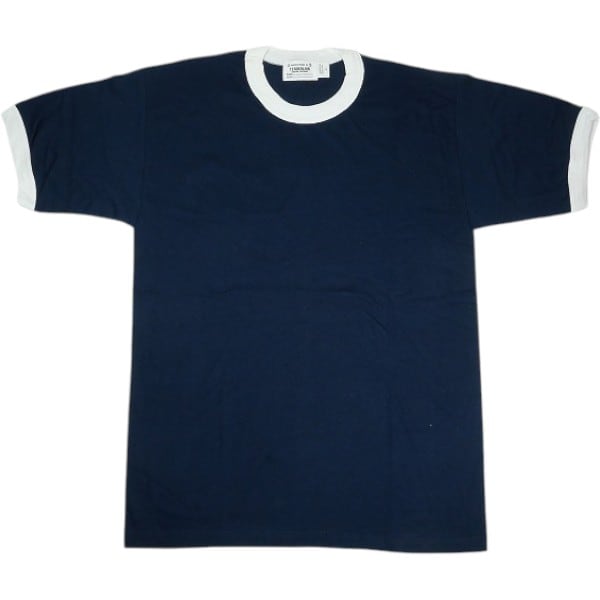 Size【L】 TENDERLOIN テンダーロイン TRIM TEE NAVY リンガーTシャツ