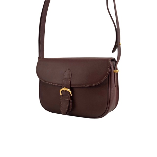 Cartier カルティエ マストライン ショルダーバッグ ボルドー フロントバックル レザー vintage ヴィンテージ オールド vtcync