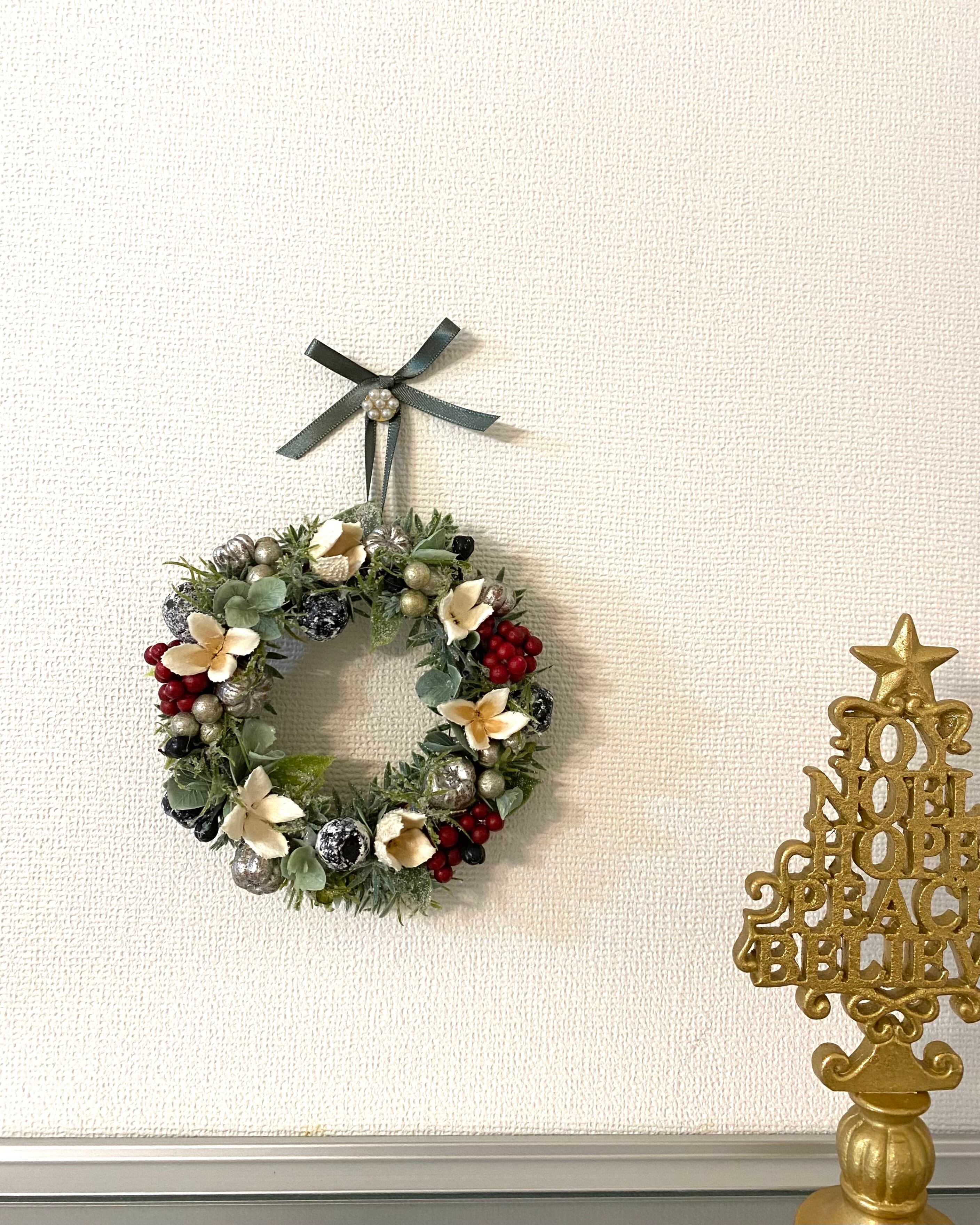 No.R4♡Sold out ミニリース クリスマスリース オーナメント 可愛い