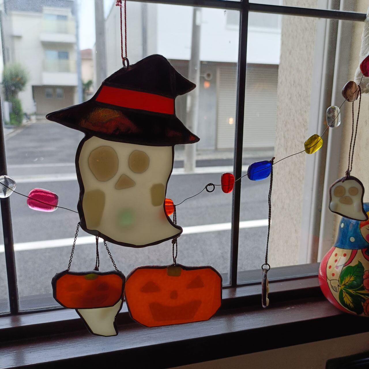 ステンド グラス ハロウィン おばけ ステンドグラス ハロウィン
