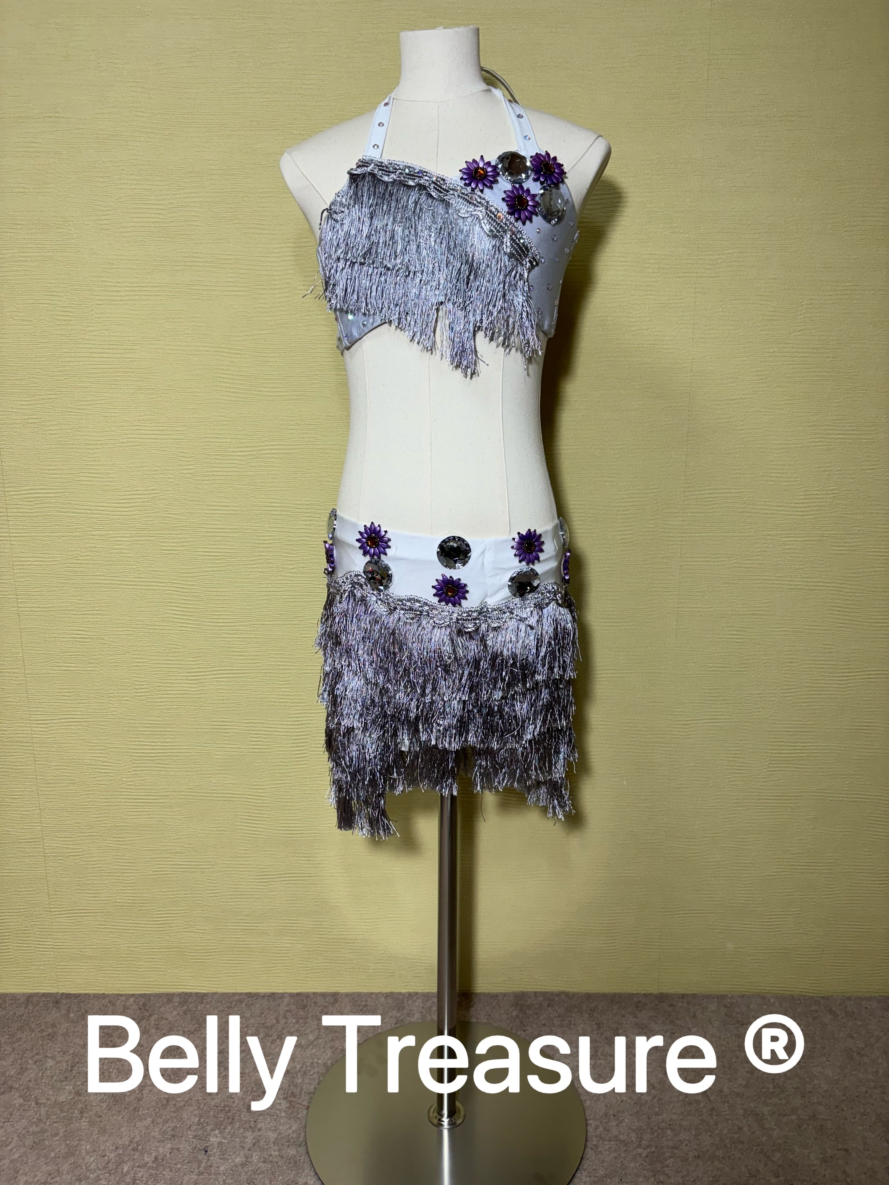 翌日発送可能商品】キッズ用 ベリーダンス衣装(スカート2枚) WZY SZ011