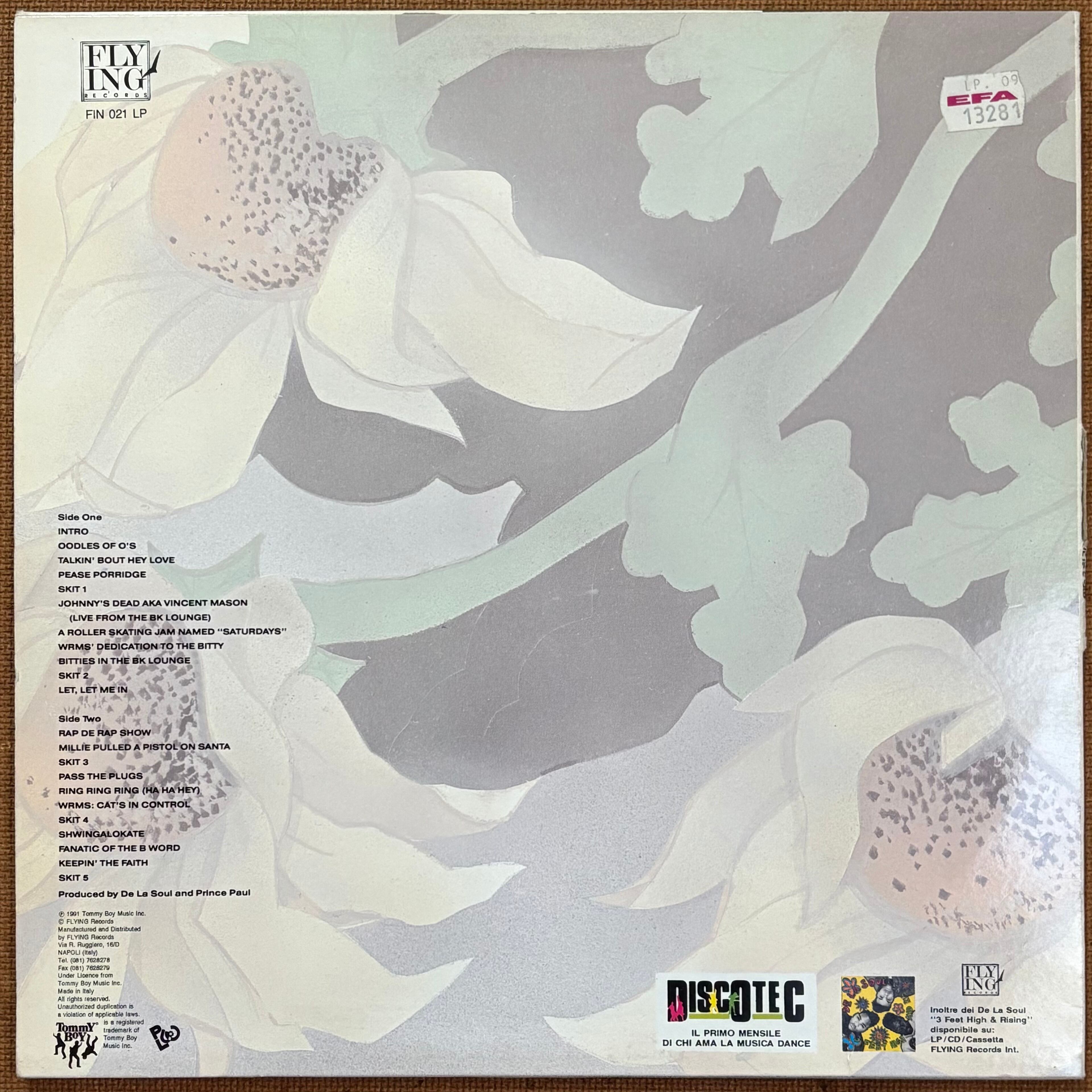 DE LA SOUL/DE LA SOUL IS DEAD | KNOW YOUR RIGHTS RECORDS