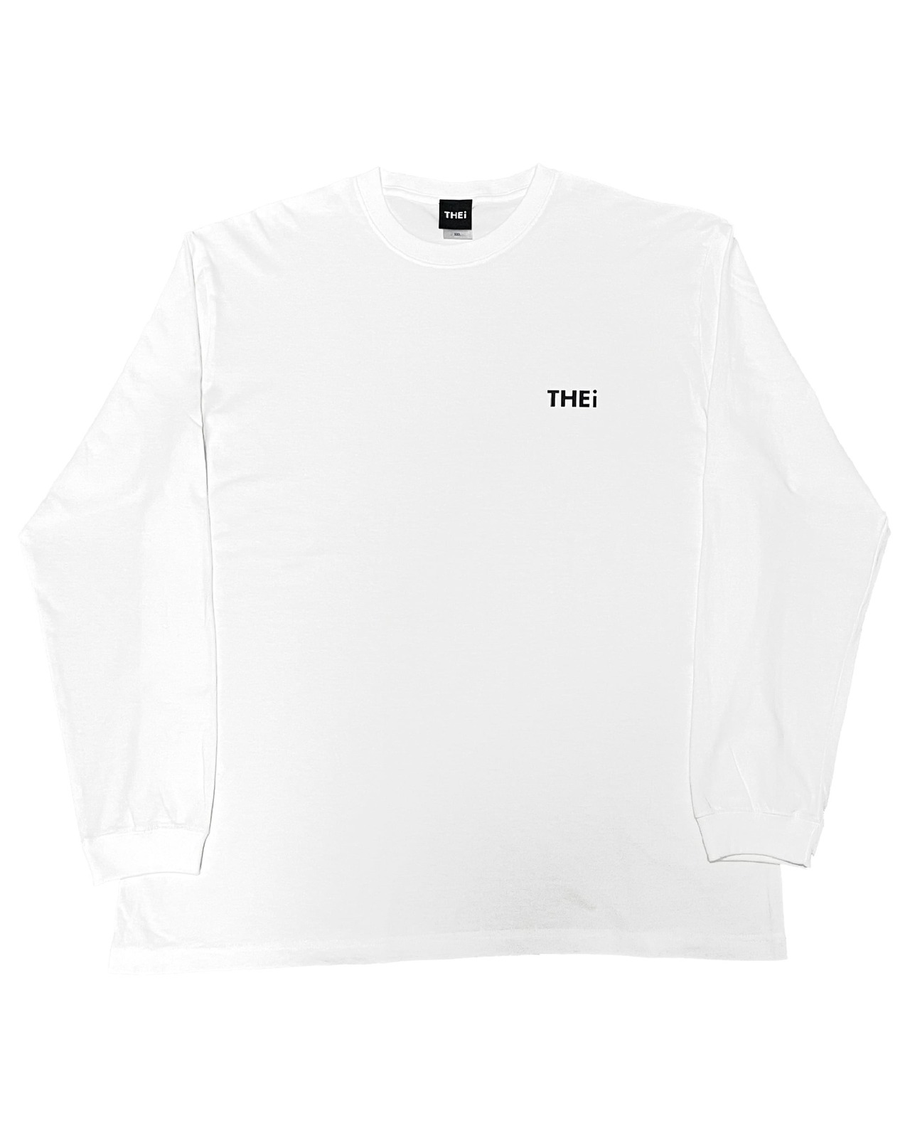 BASIC ONE POINT LONG T-SHIRT - WHITE
