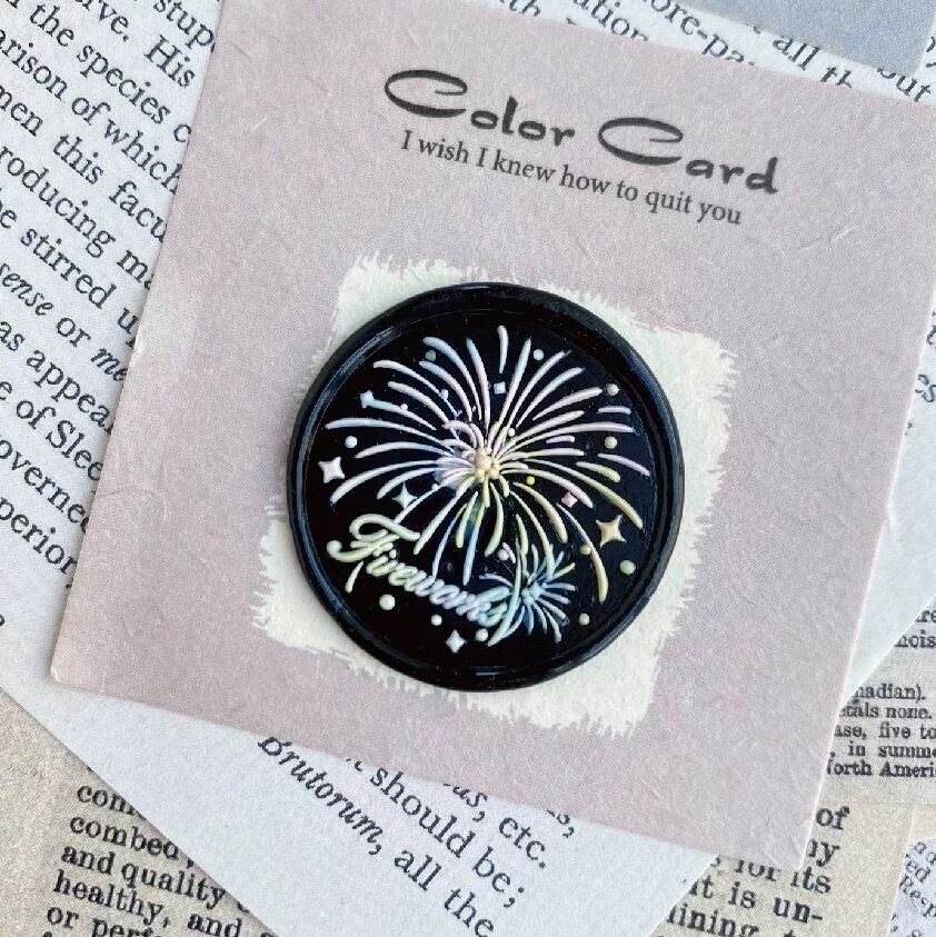Fireworks 花火 25mm・シーリングスタンプ | MountainSea｜希少