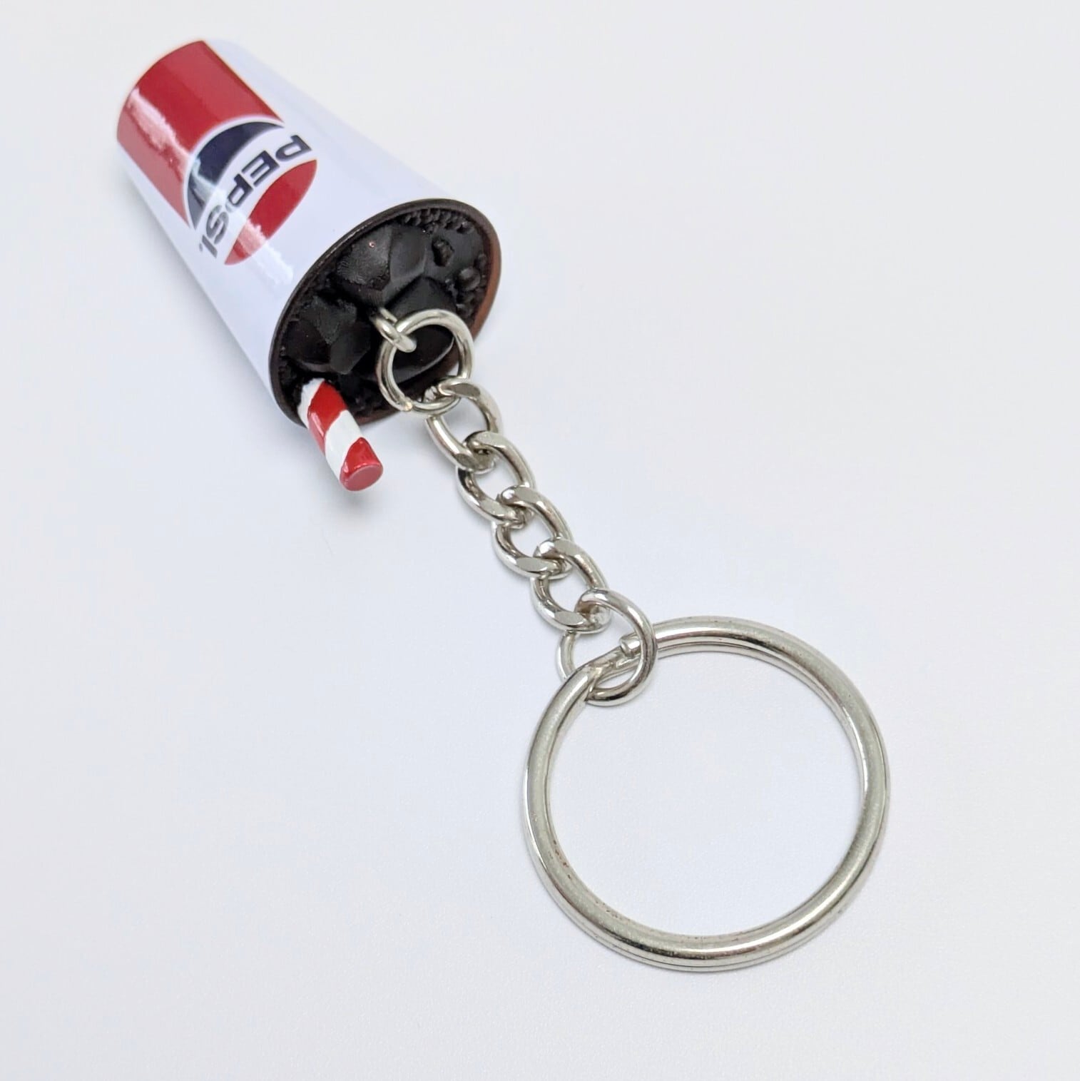 【 ドリンクカップ3Dキーホルダー 】 PEPSI / 7up〚アメリカン雑貨 アメトイ〛