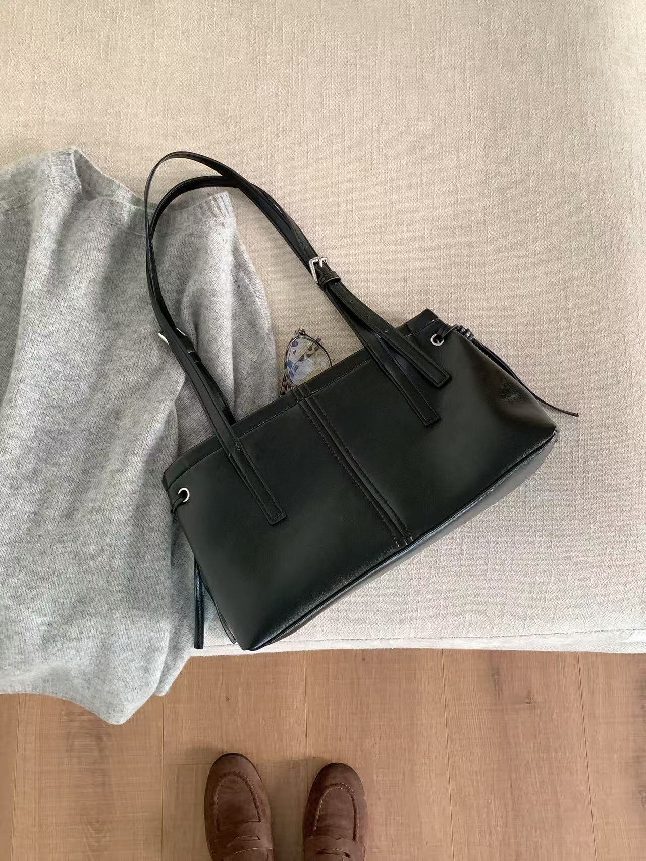 (予約) Fil. / Classic leather shoulder bag 2color