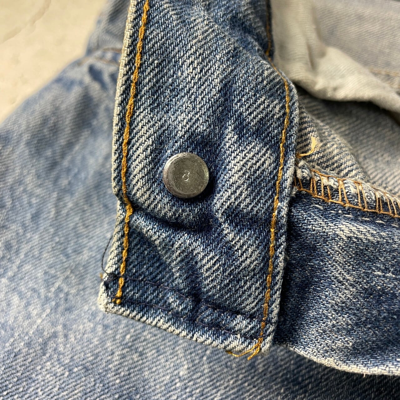 70年代 オレンジタブ スモールe Levi's リーバイス 519 0217 スリム