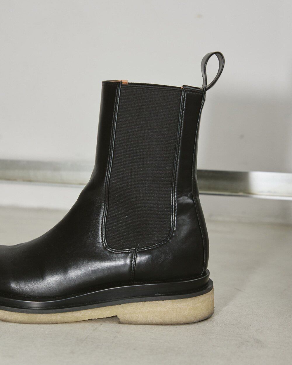 TODAYFUL】Leather Middle Boots | LASHIC