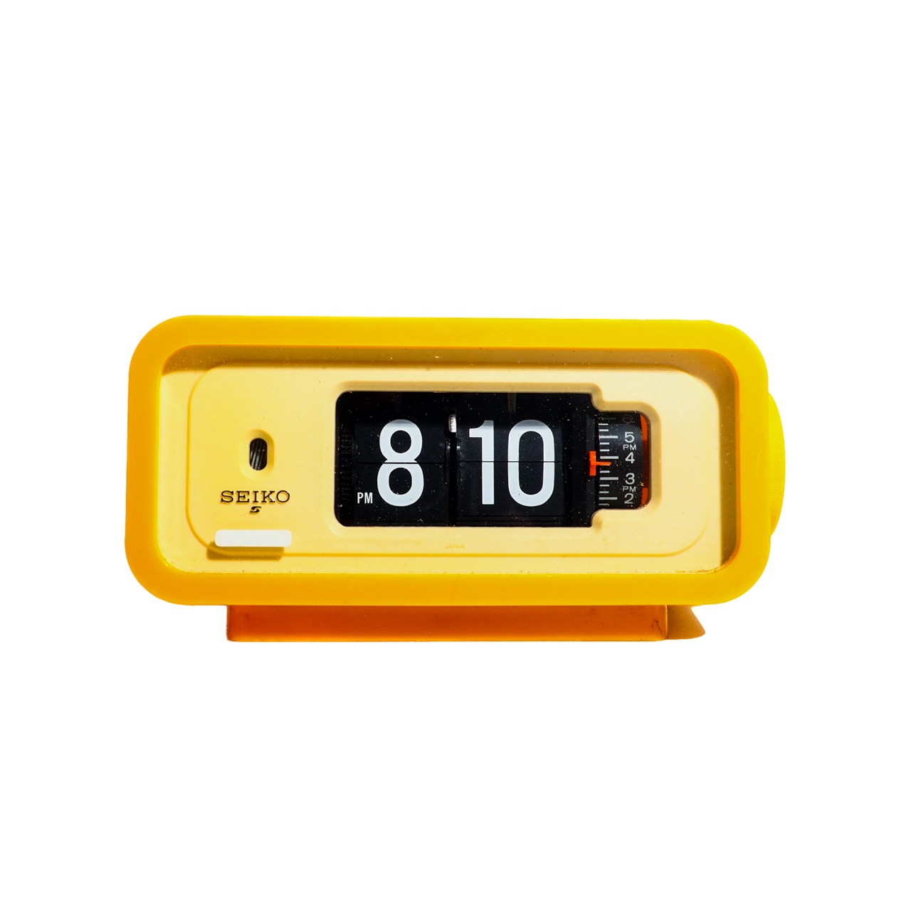 70-80s SEIKO Yellow flip clock