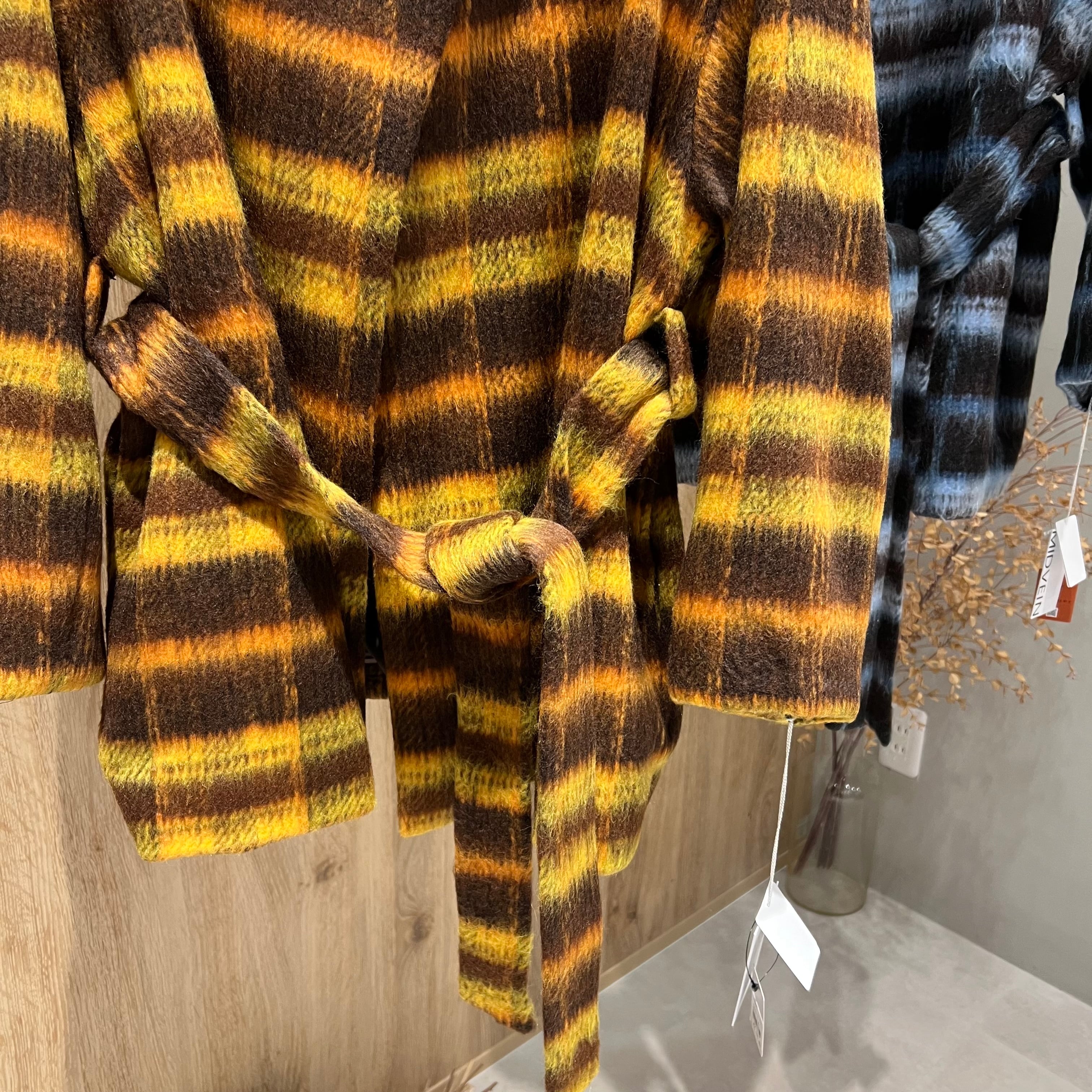 MIDVEIN【2026AW】チェックコート(N) | whispermusee