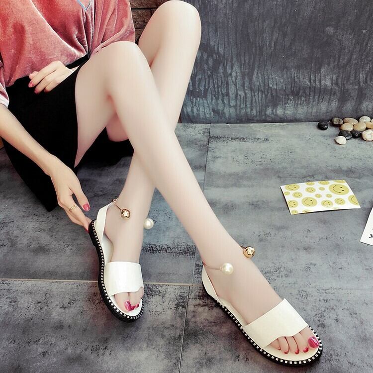 アンクル パールサンダル 韓国レディースファッション 通販 Unique Factor ユニークファクター アンクル パールサンダル 韓国レディースファッション 通販 Unique Factor ユニークファクター