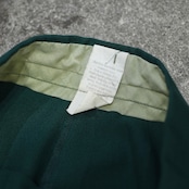 70's color flare slacks green