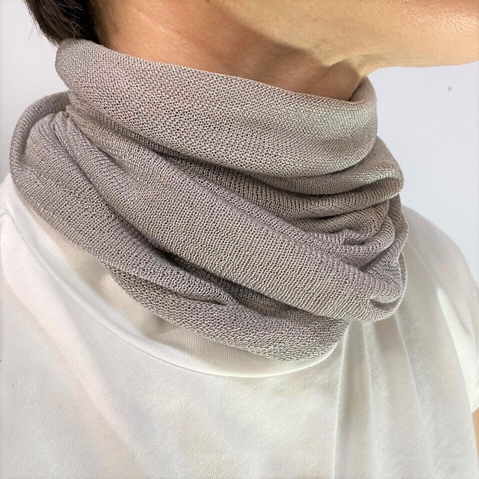 シルク(絹紡)ネックウォーマー60cm HummingBird Project(ハミングバード・プロジェクト)