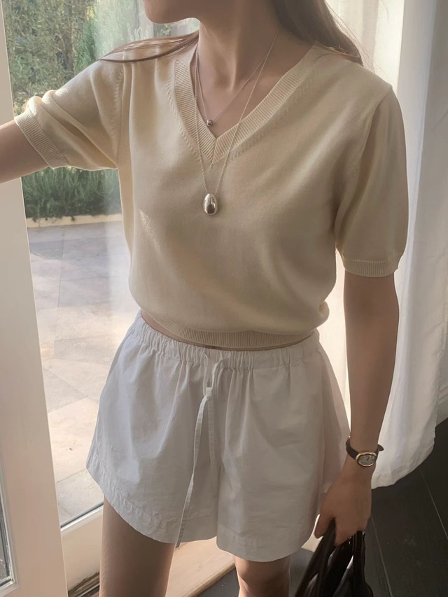 (OUNCE)  ray half knit / 3color