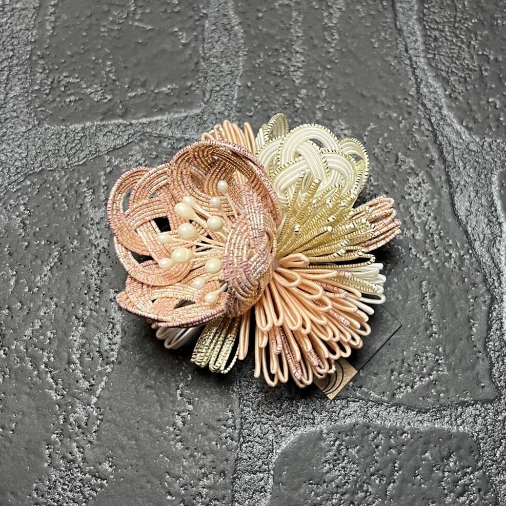 受注販売品】水引の髪飾り 花寄せ 小サイズ 単品 | 洒落水引