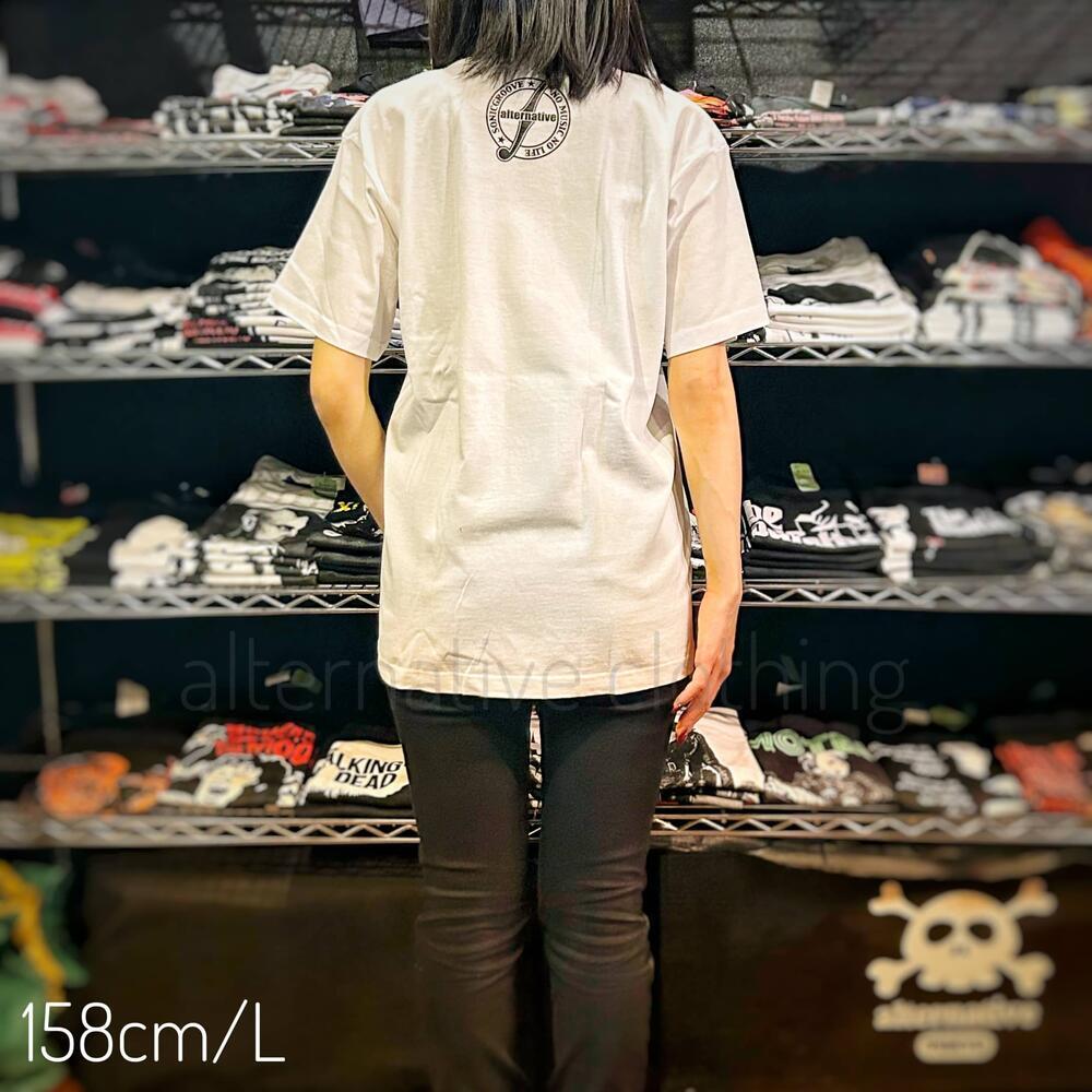 スカル姉さんのハードコア・クラブ・バンド ドクロ Tシャツ メンズ