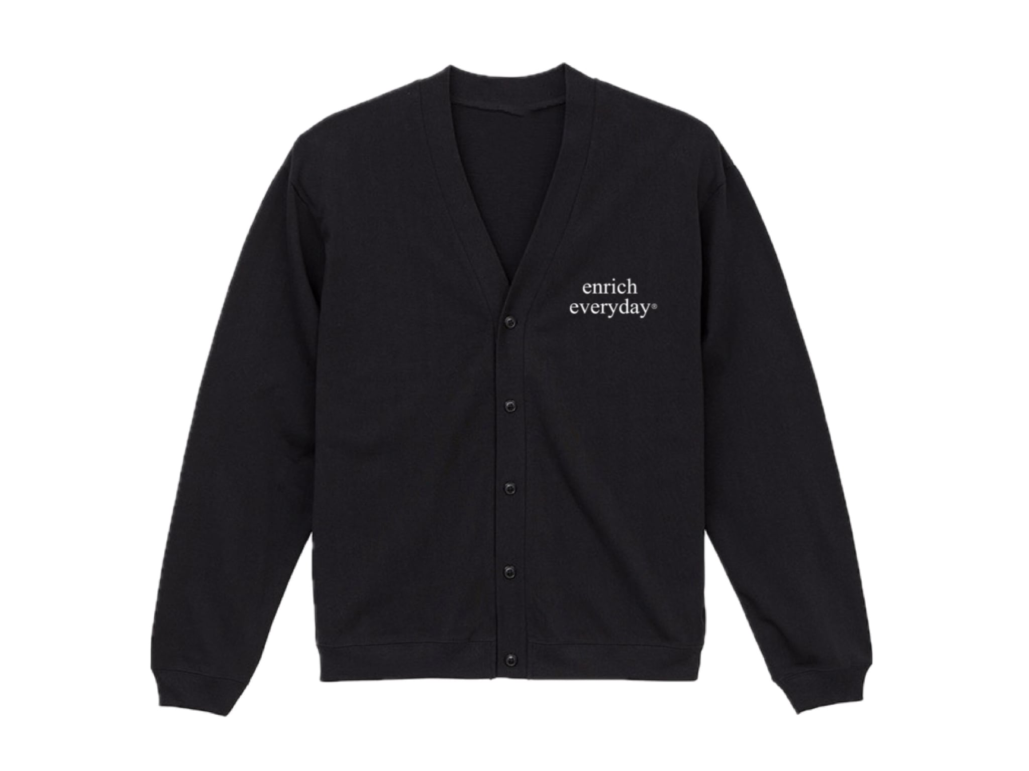 2025年 9月上旬発送予定）予約商品 everyday Loose cardigan 10.0oz／コットン ジャージー カーディガン