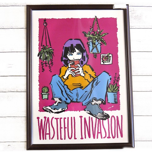 【MO】WASTEFUL INVASION/額入りイラスト
