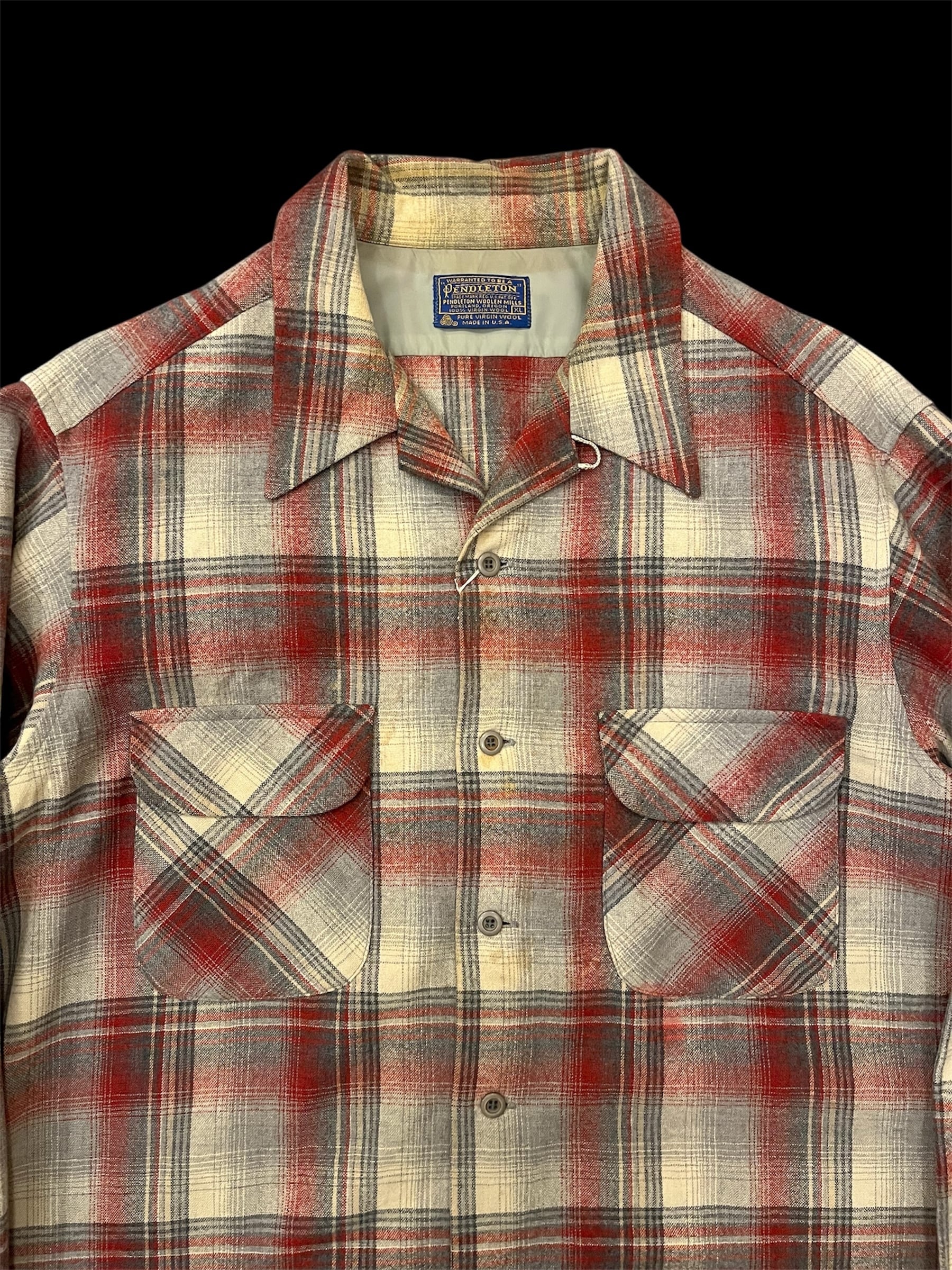 50s McGREGOR Rayon Gabardine Shirt 50年代 マクレガー レーヨン