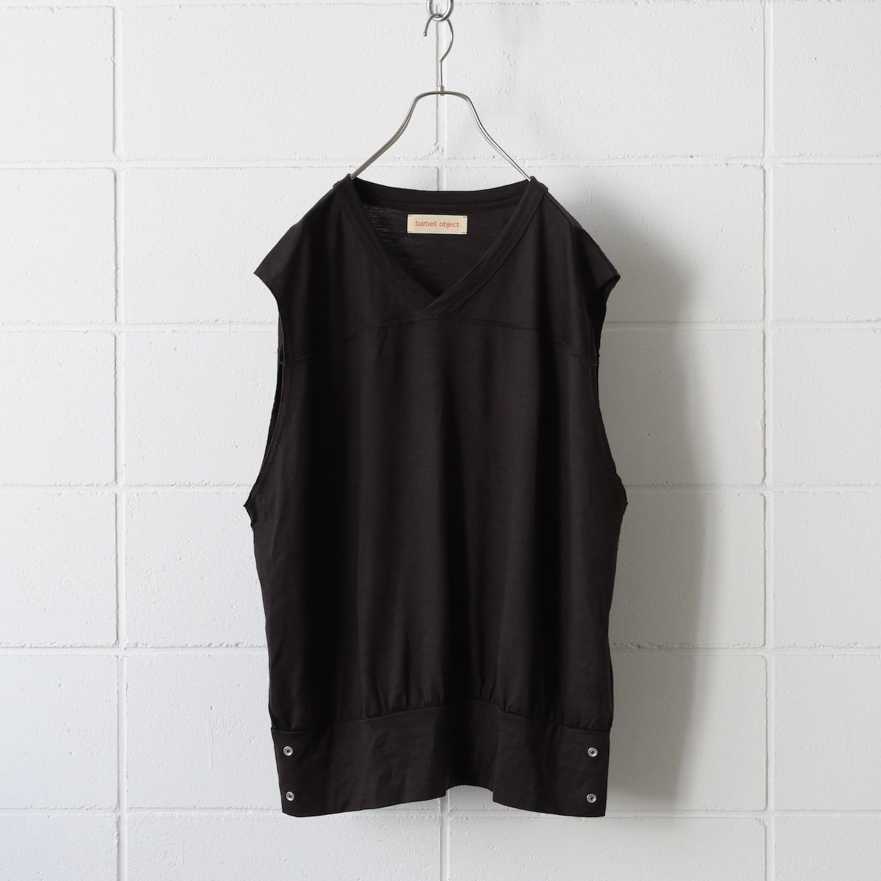 トップス barbell object bo ns top Brown barbell object】 bo ns top 