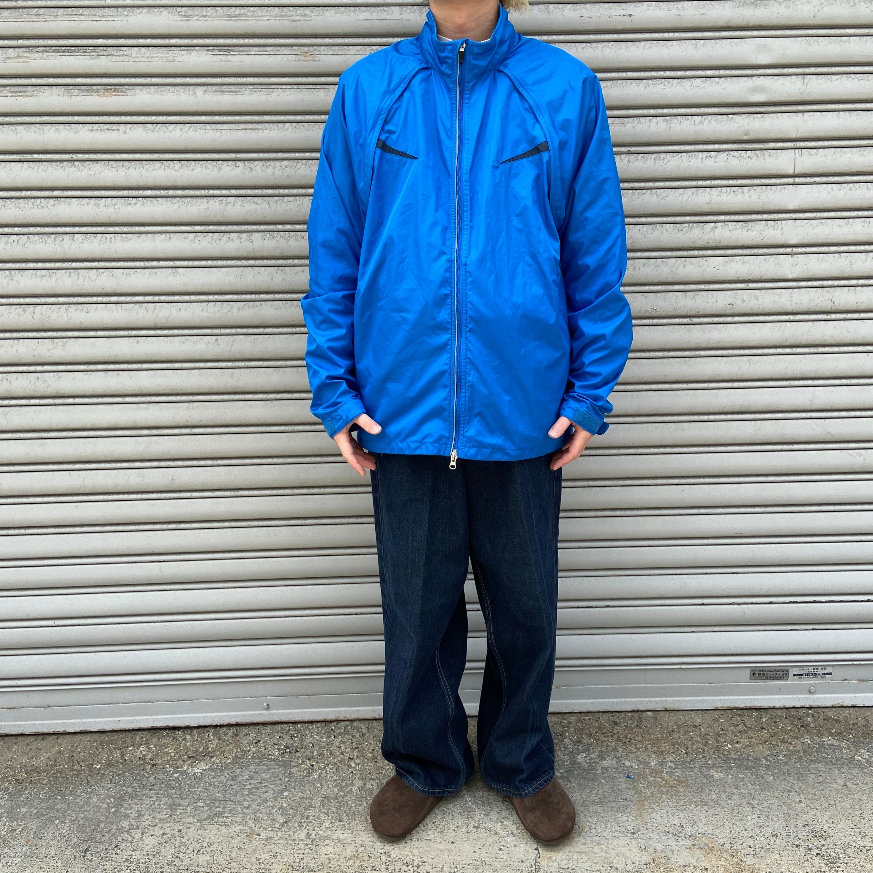 Nike サイクリングジャケット NIKE ナイキ 2WAYジャケット サイクルジャケット ブルー XL | 古着屋 Uan