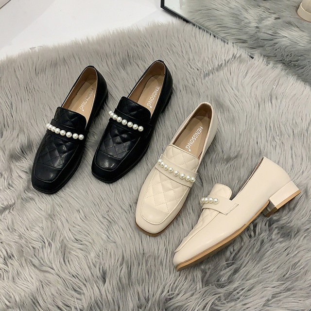 レディースシングルスプリングレッドスタイルスタンダードヒールブラックレザー 靴 シューズ レトロ 春物 部族の婦人靴62454013444