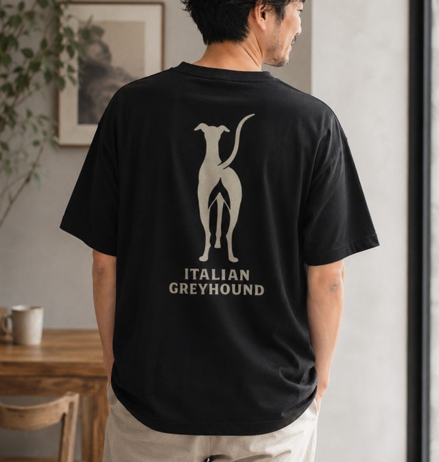 ≪Iggy’s Cute Backホワイト≫ビッグシルエットTシャツBT50