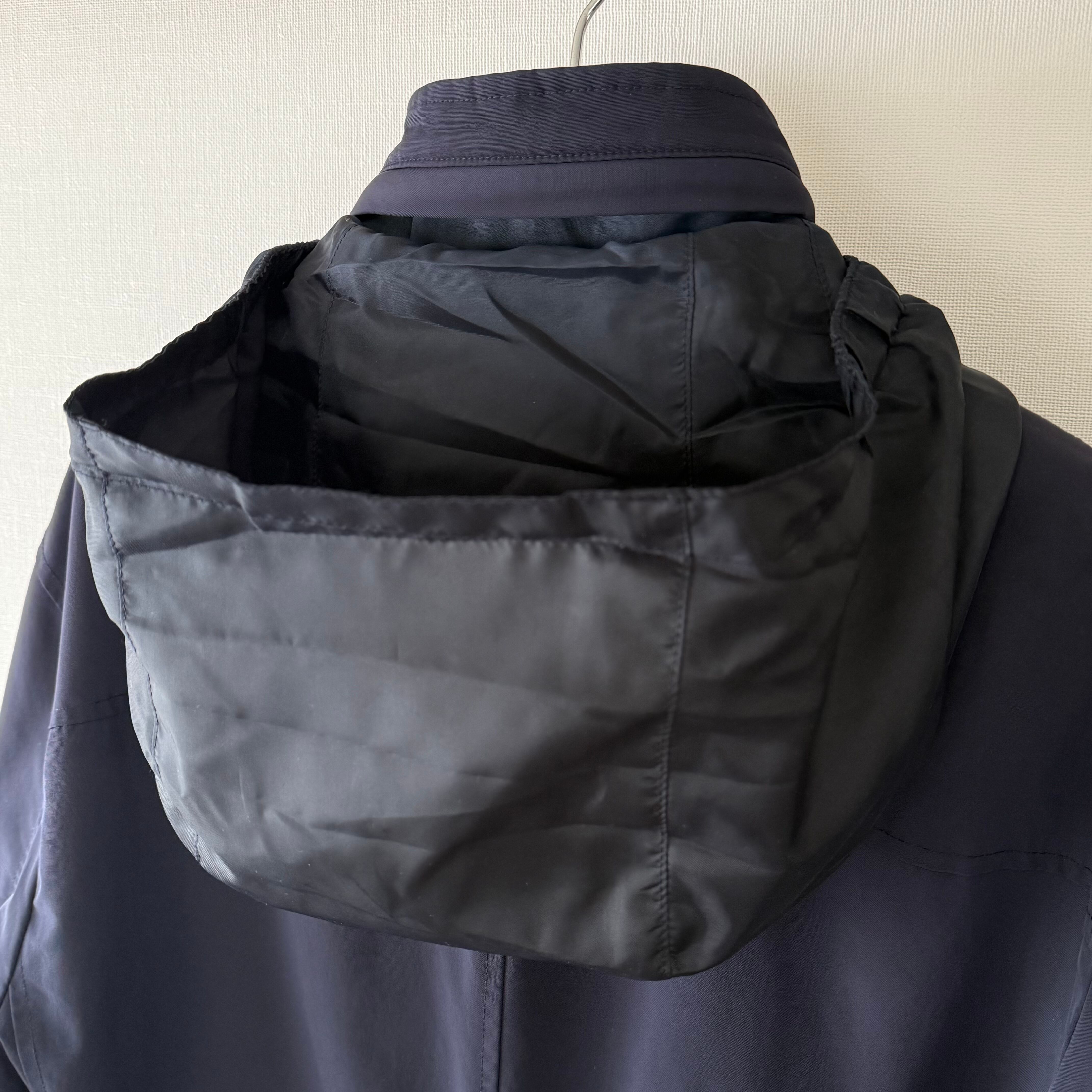 Brooks Brothers 中綿入り 4ポケット スタンドカラーコート ネイビー