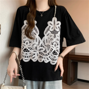 【送料無料】 トップス Tシャツ ビスチェ ロング丈 半袖 Uネック Aライン フレア プルオーバー 異素材切り替え ドッキング パール かわいい 大人可愛い 大人女子 こなれ感 シンプル カジュアル 大人 上品 おしゃれ お洒落 ラフ コンサバ エレガント フェミニン ガーリー 夏 20代 30代 40代 女性用 レディース ママ デート お出かけ お茶会 女子会 休日 授業参観 着回し プチプライス デイリーユース 普段使い ファッション 着痩せ 大きい ゆったり ゆる オーバーサイズ プラスサイズ