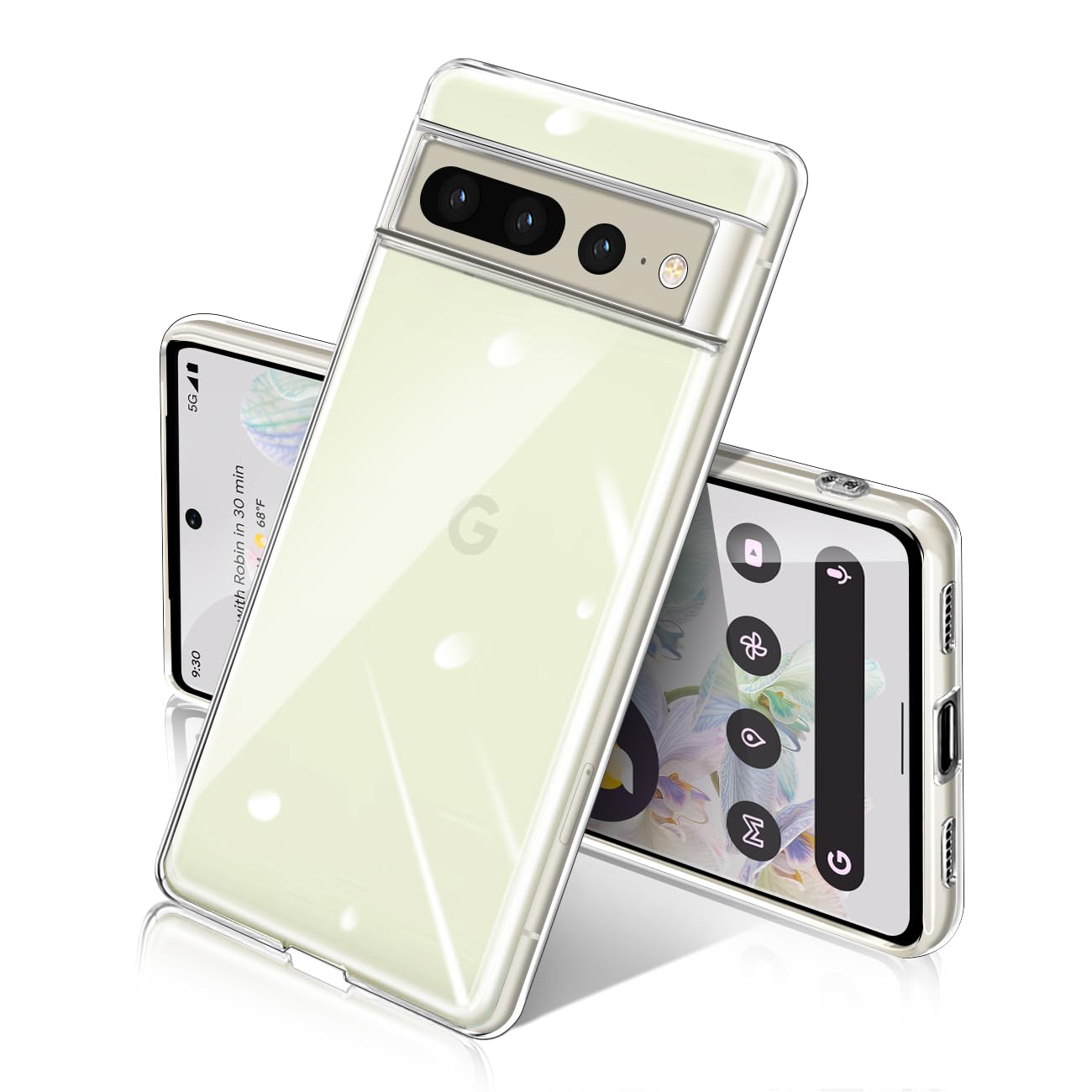 SIGAILOI Google 対応 ピクセル 7PRO 用の ケース クリア pixel 7プロ 兼容 透明 携帯ケース グーグル ピクセル7PRO case 耐衝撃 薄型 カバー 米軍MIL規格 SGS認証 TPU 透明な背面 スマホケース 衝撃吸収 ソフトケース 指紋防止 滑り止め 黄変防止 ストラップホール付き カメラ保護