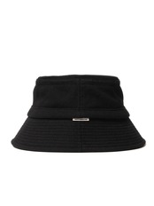 Knit Bucket Hat - Black -
