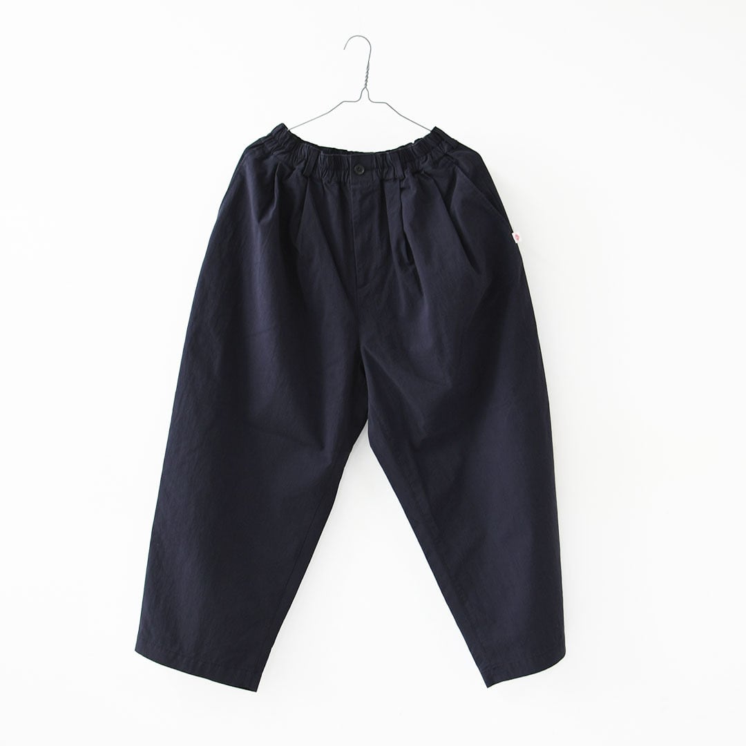 DANTON [ダントン] W C/N Twill Double Pleated Easy Pants [DT