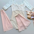 ハーフスリーブ ブランレース レオタード3色展開  L1294