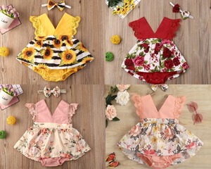 ロンパース / 女の子 / 〜24ヶ月( A〜G )