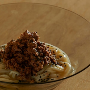 おうどん　いのしし肉そぼろ胡麻梅冷やし（2食）