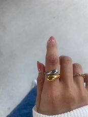 バイカラードロップリング